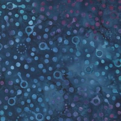 Bossa Nova Batiks by Moda - Space Blue (35)