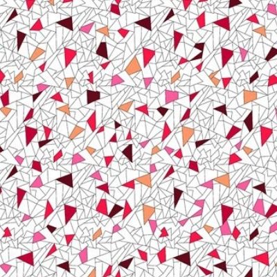 Black White & Bright by Christa Watson - Crackle - Red