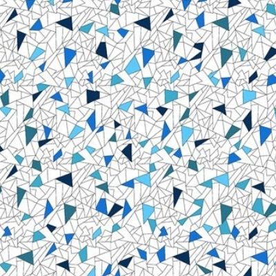 Black White & Bright by Christa Watson - Crackle - Blue
