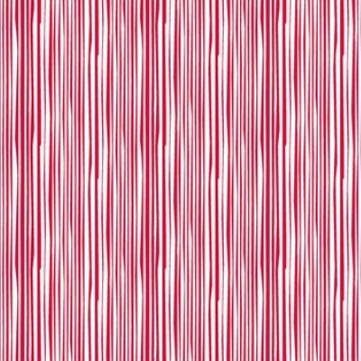 Black White & Bright by Christa Watson - Electric Strips - White/Red