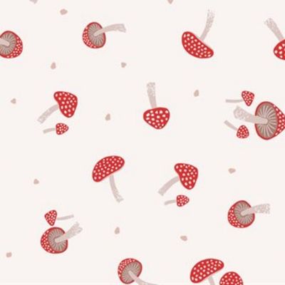 Evergreen by Lewis & Irene - Mushrooms on Cream