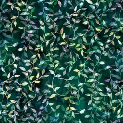Paisley In Love by Hoffman - Digital Print - Emerald